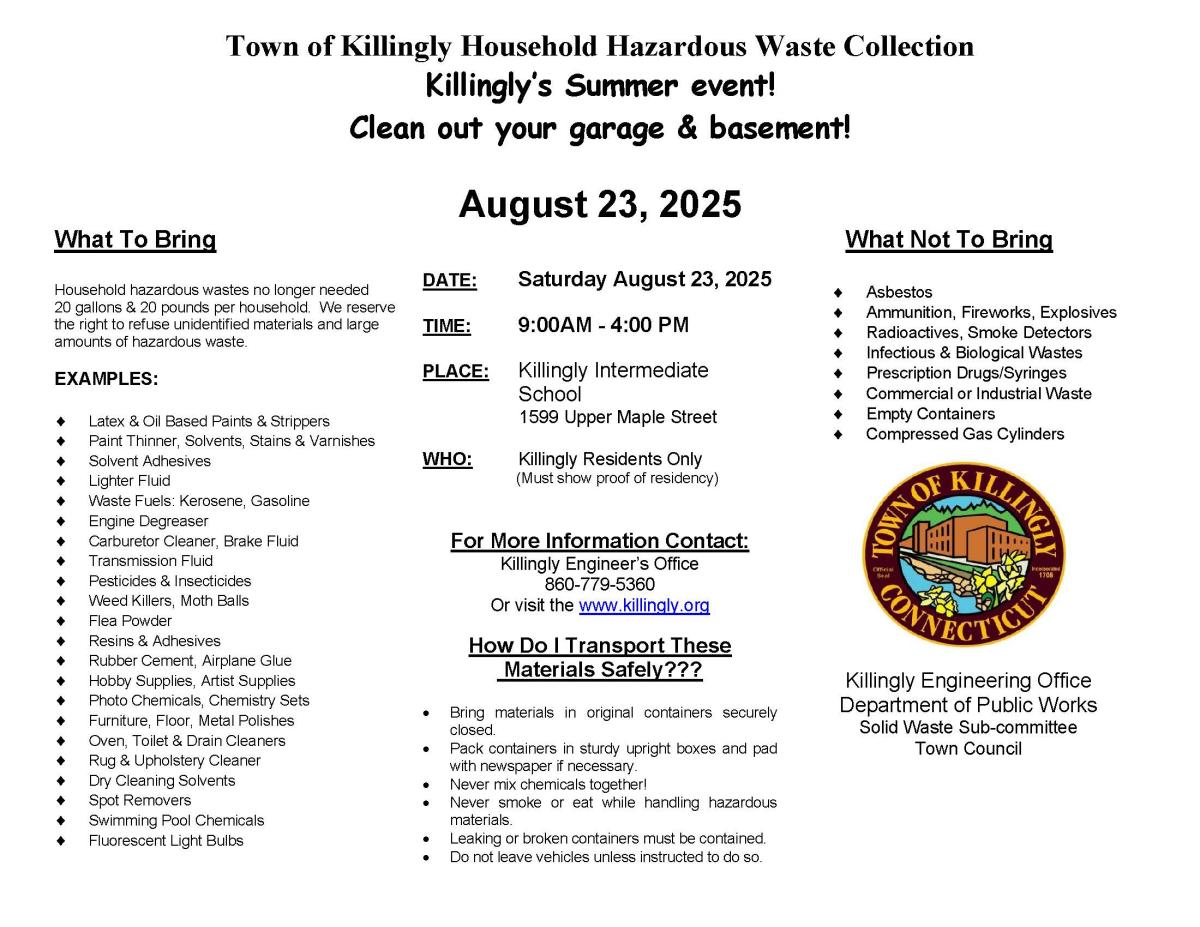 hazardous waste day